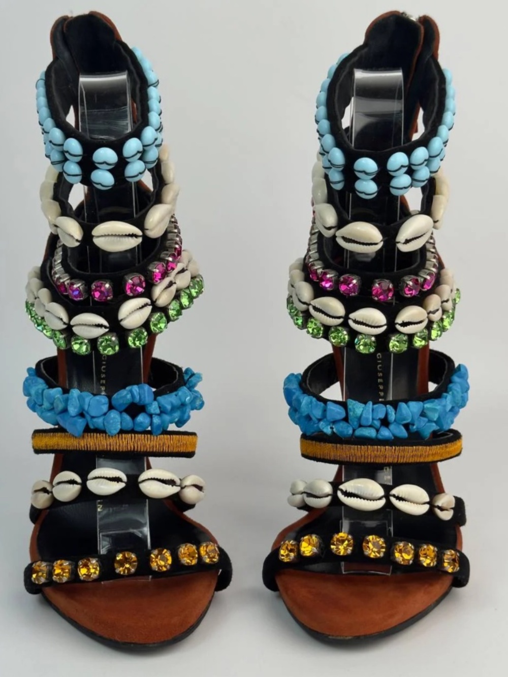 Giuseppe Zanotti Coline Beaded Shell - Picture 1 of 15